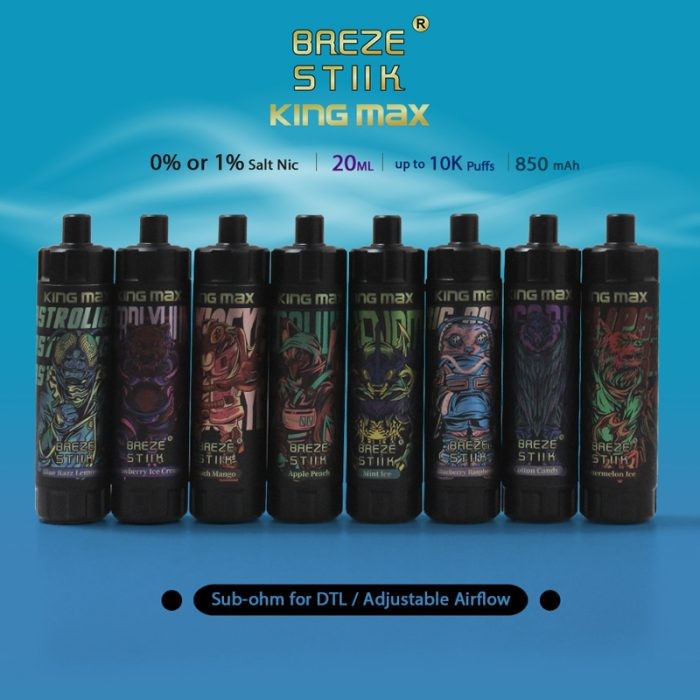 Breze Stiik Kingmax 10000 Puffs Disposable Vape price